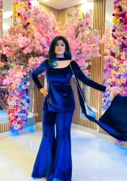 Royal Noor Velvet Dupatta Set