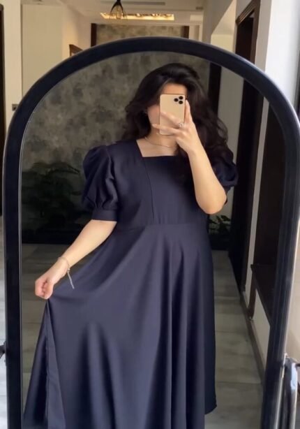 Midnight Charm Flared Dress