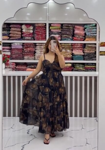 Midnight Bloom 2-in-1 Dress